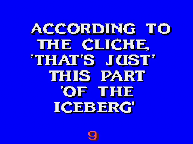 Jeopardy Deluxe Edition screenshot 3 for Super Nintendo